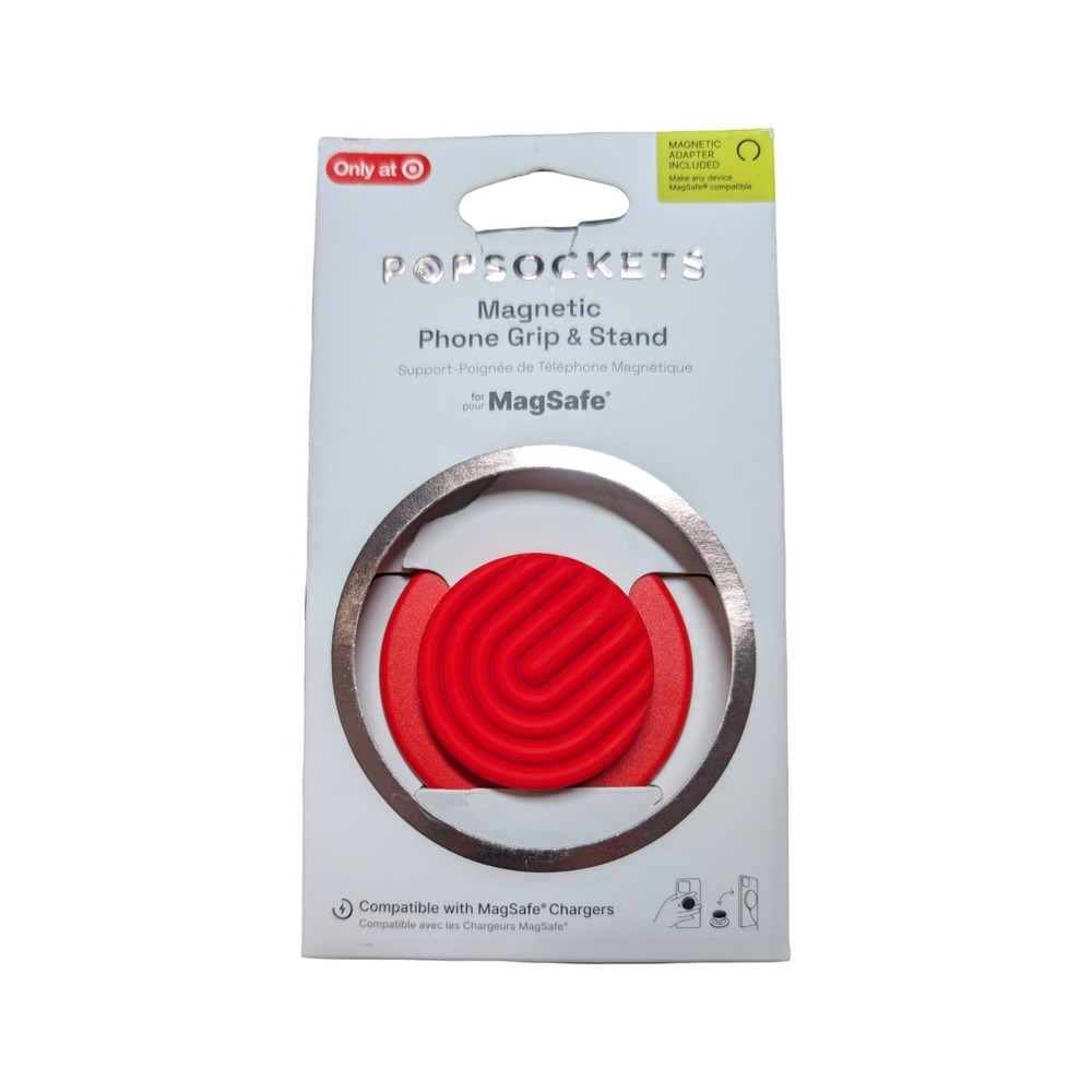 38-O PopSockets MagSafe PopGrip Phone Grip & Stand Popout Curves Terra‎ Cotta